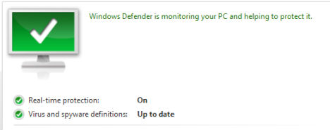 Windows Defender, Windows 8, Windows 8.1, antivirus