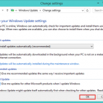 Windows Update, Settings, Configure, Change