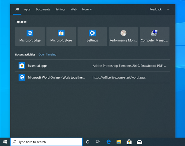The Search in Windows 10 May 2019 Update