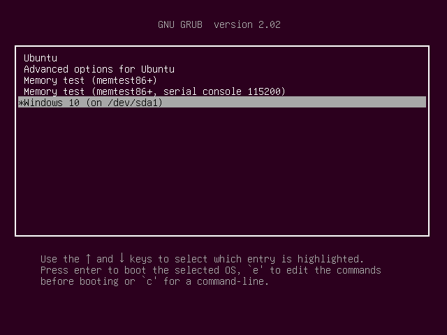 Linux Ubuntu and Windows 10 in a dual-boot setup