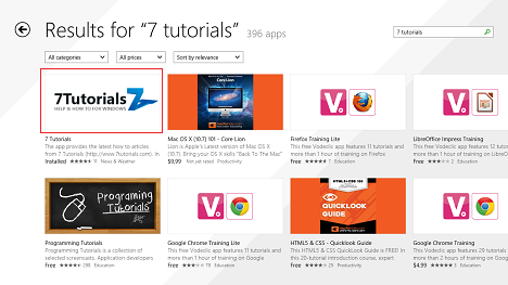 Windows 8.1, apps, games, Store, discover, install, review