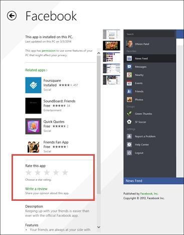 Windows 8.1, apps, games, Store, discover, install, review