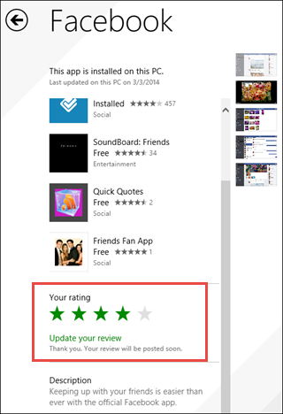 Windows 8.1, apps, games, Store, discover, install, review