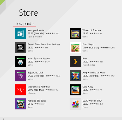 Windows 8.1, apps, games, Store, discover, install, review