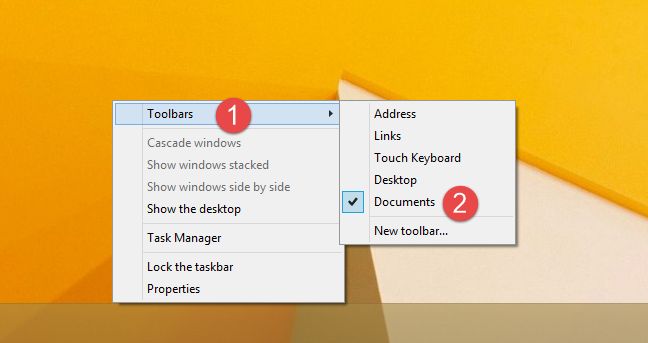 customize, Windows, taskbar, toolbars, properties, auto-hide, lock
