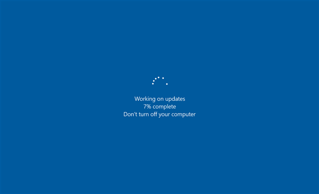 Windows 10 is working on updates