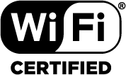 The Wi-Fi Certified logo of the Wi-Fi Alliance
