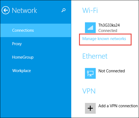 Windows 8.1 Update, forget, wireless, network, profile