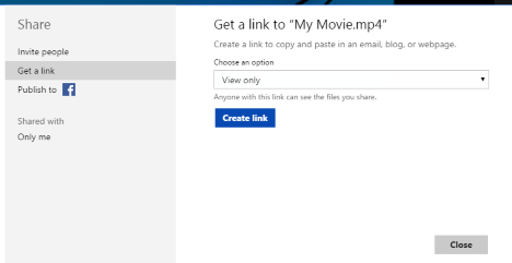 Movie Maker, OneDrive, sharing, video, upload