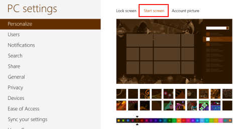 Windows 8, Lock Screen, Start screen, wallpaper, customization, notifications