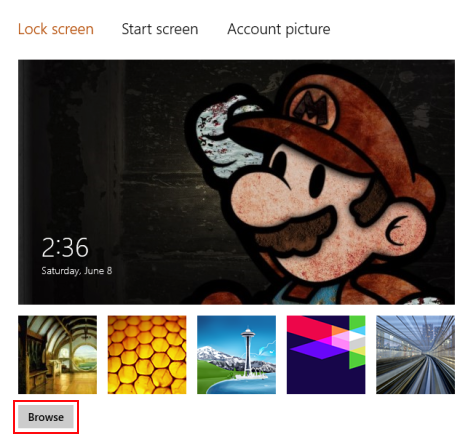 Windows 8, Lock Screen, Start screen, wallpaper, customization, notifications