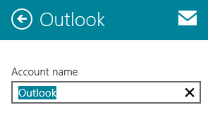 Windows 8 - Rename Mail Accounts