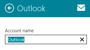 Windows 8 - Rename Mail Accounts