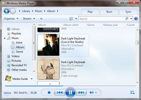 Windows Media Player 12