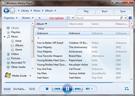 Windows Media Player 12