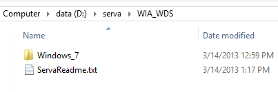 How to install Windows over the network with Serva