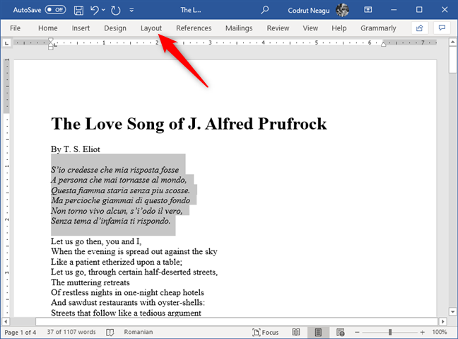 how to insert text in word without moving text