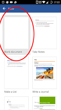 How To Create And Save A Word Document In Microsoft Office For Android