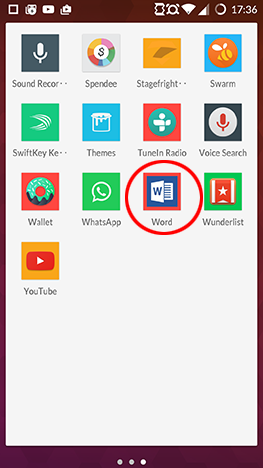 How To Create And Save A Word Document In Microsoft Office For Android