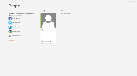 Windows 8 - Add Accounts to the People App