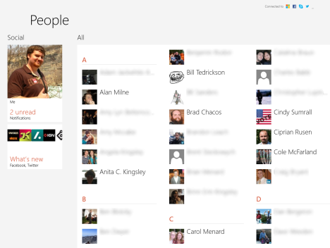 Windows 8 - Add Accounts to the People App