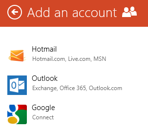 Windows 8 - Add Accounts to the People App