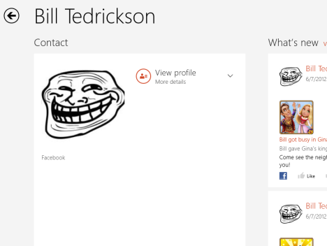 Windows 8 - Add New Contacts to the People App