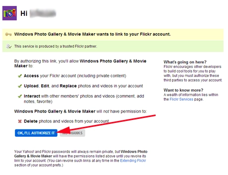 Windows Photo Gallery, Flickr, Publish, Pictures, Photos