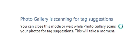 Windows Photo Gallery, Tag people