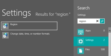 How to Change the Region for the Windows 8 Store & Windows 8 Apps