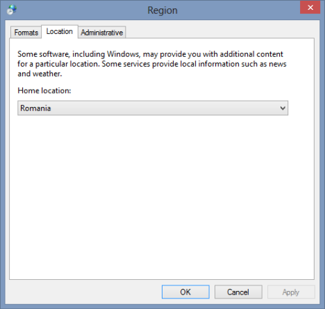 How to Change the Region for the Windows 8 Store & Windows 8 Apps