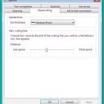 Table Input Panel
