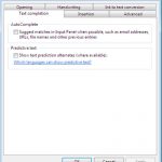 Table Input Panel