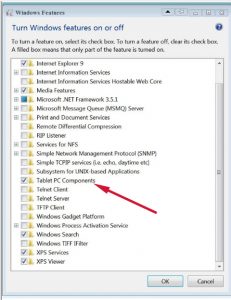 Table Input Panel