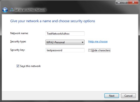 Wireless Ad Hoc Network