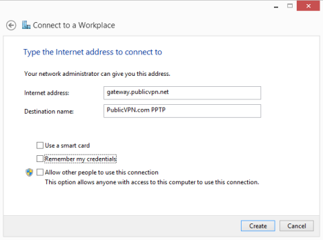 Windows 8, Windows 8.1, VPN, Network, Connection, Configure