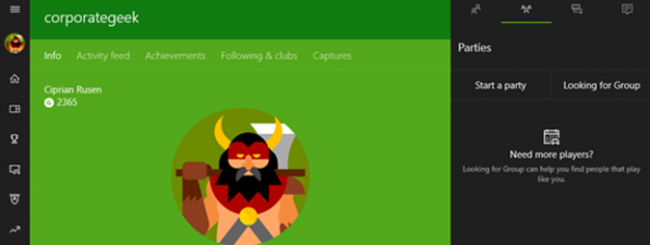 Xbox app