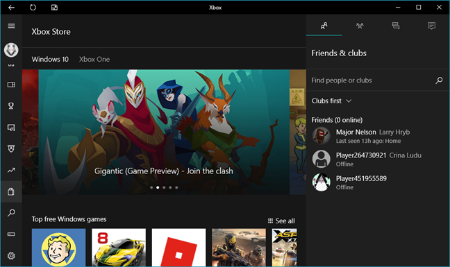Windows 10, Xbox, app