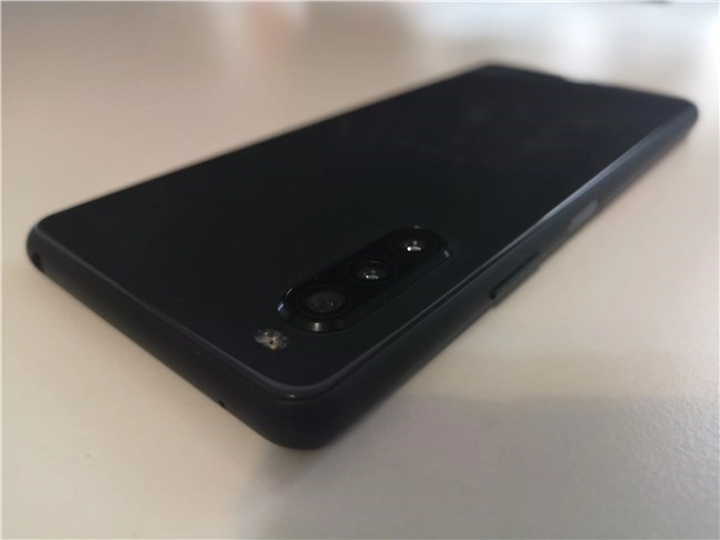The triple-camera system on the Sony Xperia 10 II