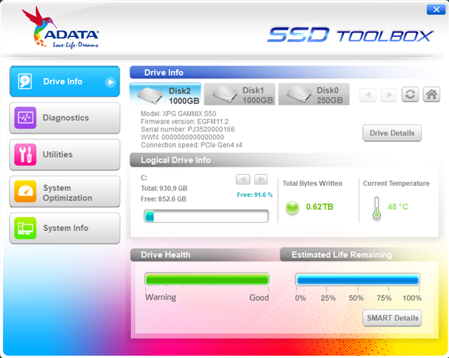 ADATA SSD ToolBox