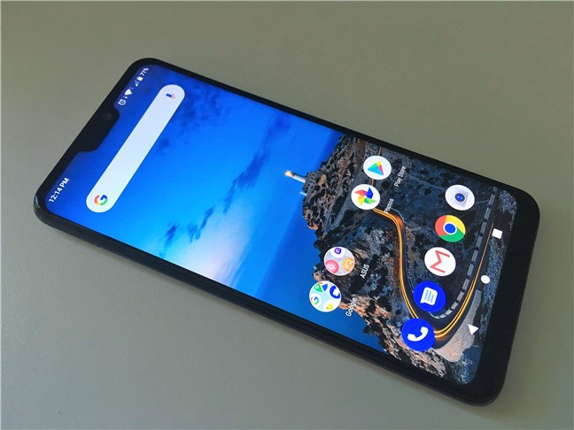 A view of the ASUS ZenFone Max Pro (M2)