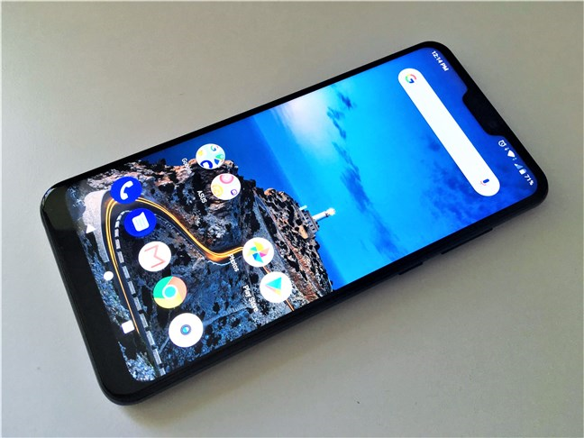 A view of the screen on the ASUS ZenFone Max Pro (M2)