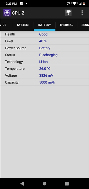 ASUS ZenFone Max Pro (M2): Battery details