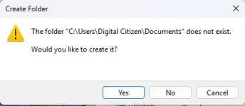 How to restore the default location of user folders in Windows