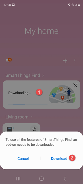 A SmartThings add-on needs to be downloaded