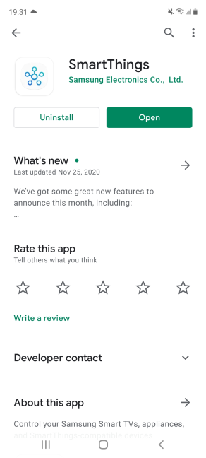 Smartthings google best sale play