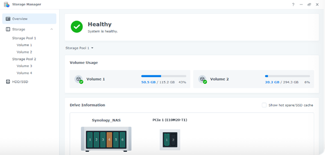 Storage Manager in DSM 7