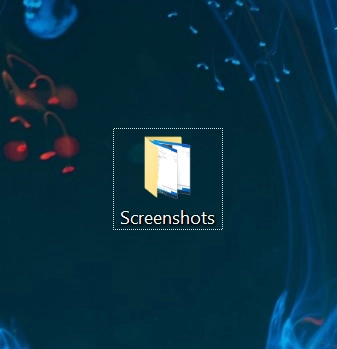 The new Windows 10 Screenshots folder is the one you defined