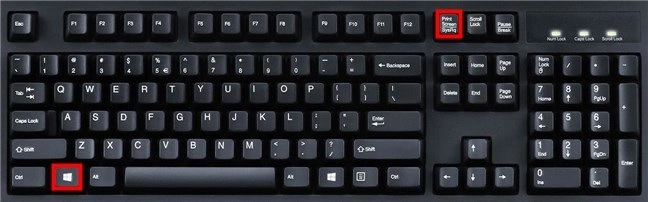 Use the Windows + Print Screen buttons to save screenshots automatically