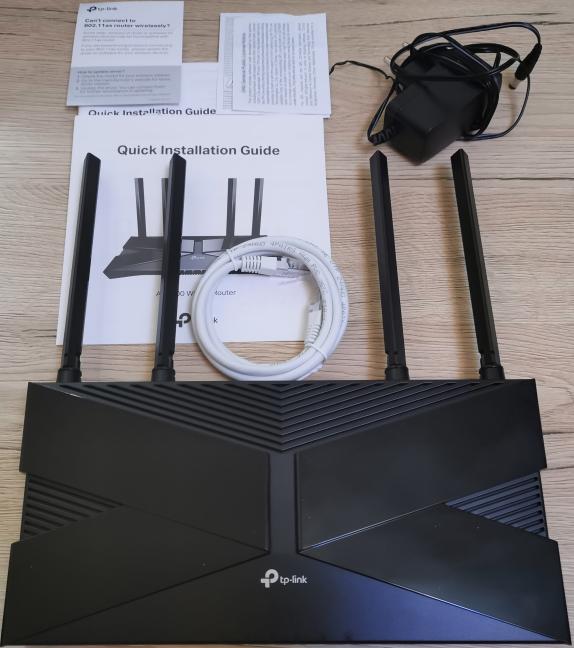 TP-Link Archer AX10 - What you find inside the box